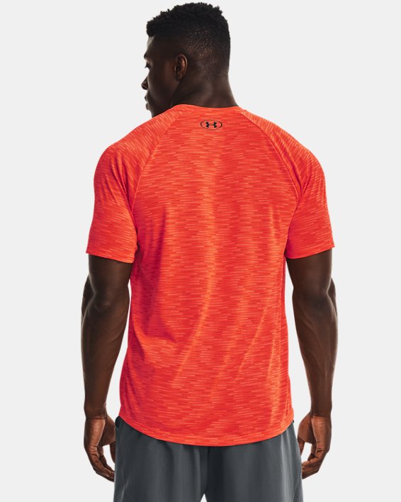 Men's UA Tech™ 2.0 Dash Short Sleeve, Orange, pdpMainDesktop image number 1